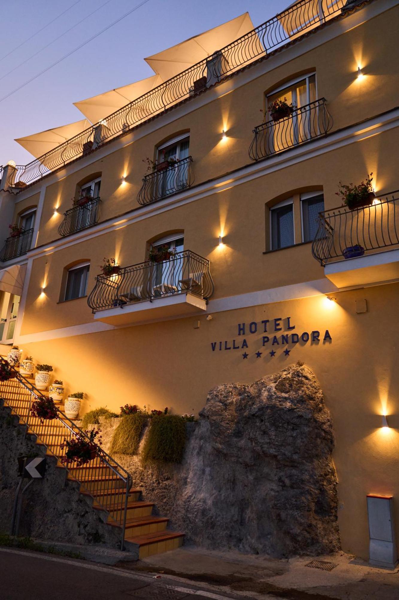 Hotel Villa Pandora Maiori Bagian luar foto
